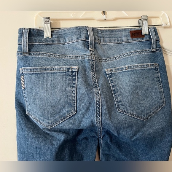 PAIGE Verdugo Crop Jeans Medium Wash Designer Run Small Women’s Size 28 - Picture 4 of 14